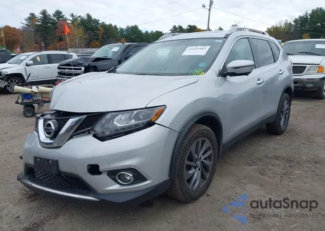 2016 Nissan Rogue Sl from USA, damaged, VIN 5N1AT2MV8GC911355